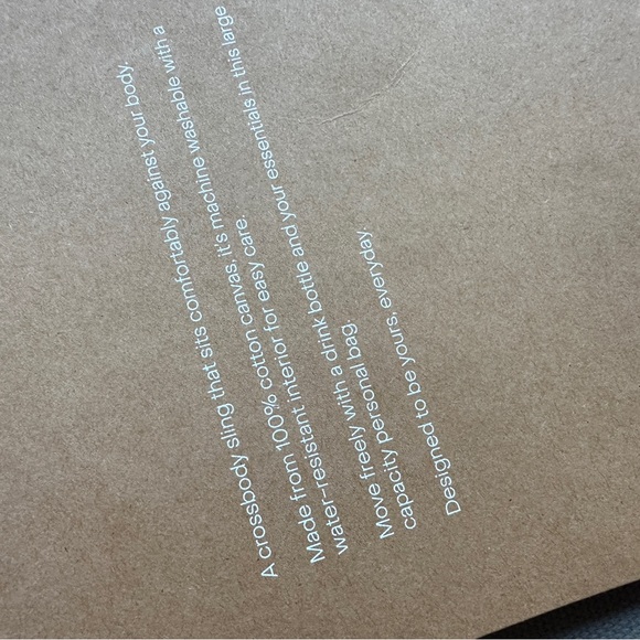 July | Everyday Crescent Bag Crescent Canvas Bag Taupe Natural Unisex - Picture 8 of 11